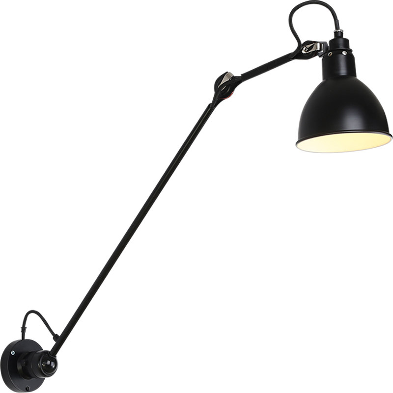 Lampe Gras 304 L 60 -Stil -Wandlampe Black