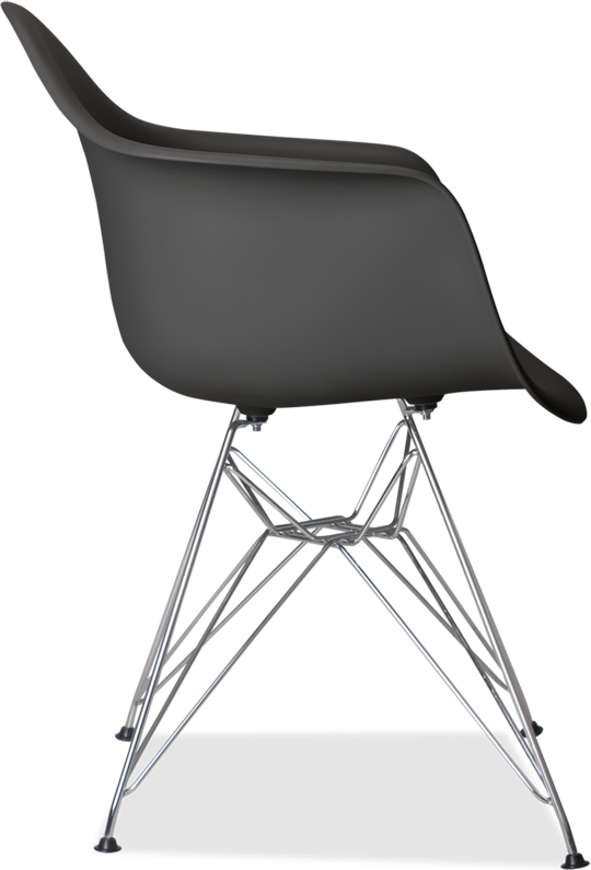 Dar -stijl plastic stoel Basalt