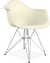 Dar -stijl plastic stoel Cream