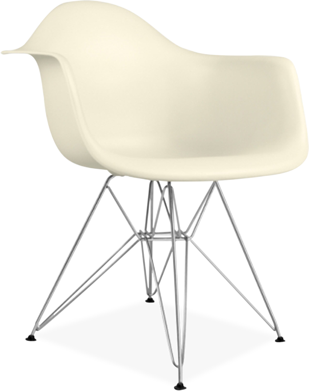 DAR Style Plastic Chair Cream