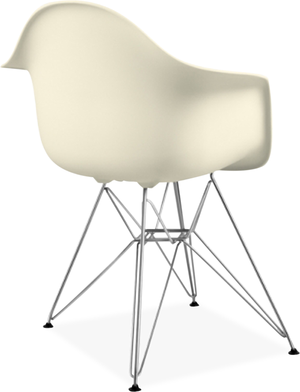 Dar -stijl plastic stoel Cream