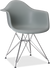 DAR Style Plastic Chair Grey