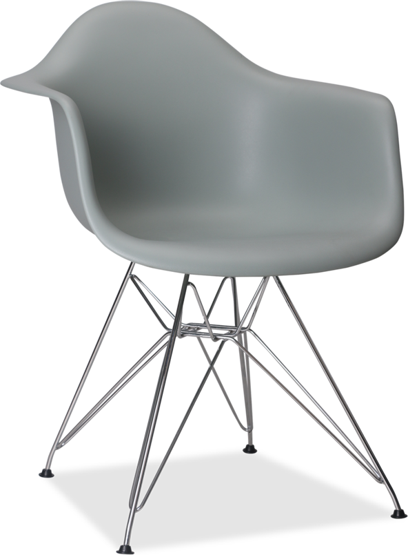 Dar -stijl plastic stoel Grey