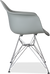DAR Style Plastic Chair Grey