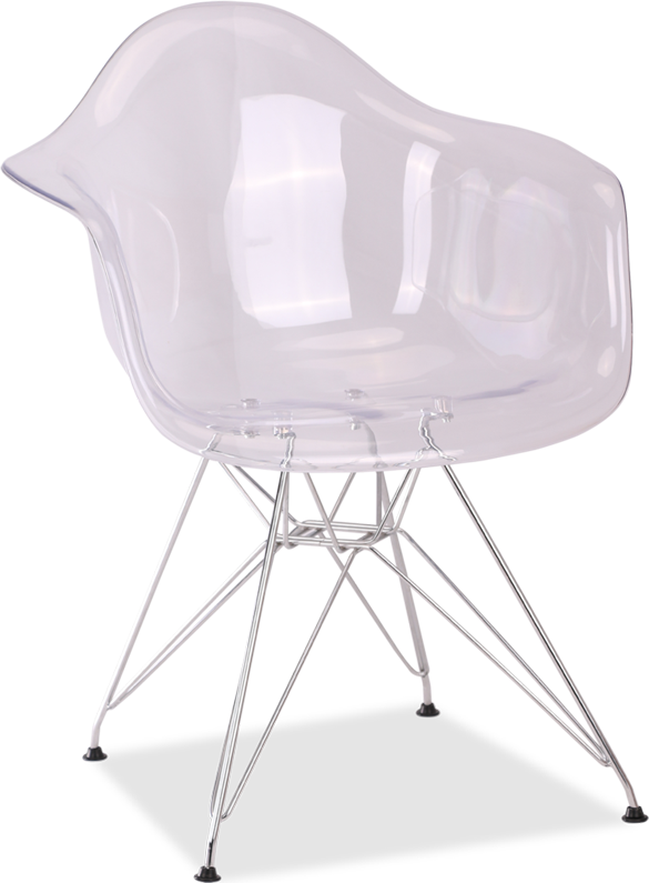 Dar -stijl transparante stoel Clear