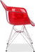 DAR Style transparenter Stuhl Red