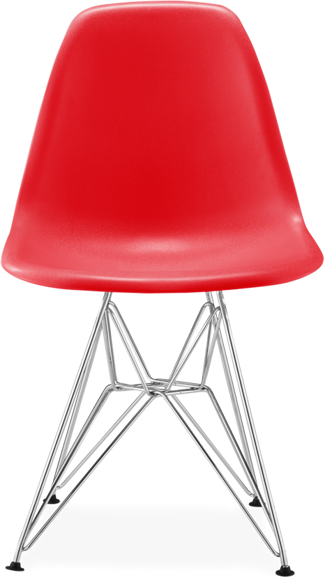Stuhl im DSR -Stil Red