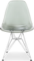 DSR -stijl transparante stoel Grey Transparent