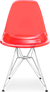 Chaise transparente de style dsr Red