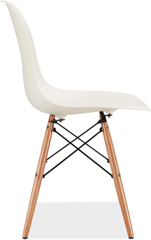 Chaise de style DSW Light Wood / Cream