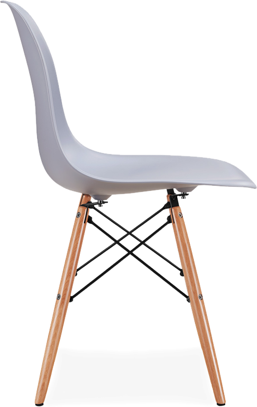 DSW Style Chair Light Wood / Grey