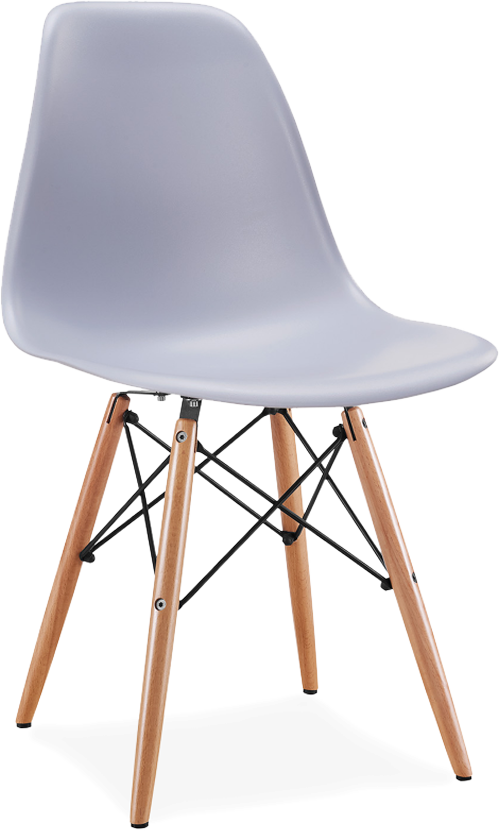 Chaise de style DSW Light Wood / Grey