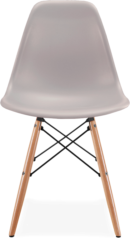 DSW Style Chair Light Wood / Light Grey