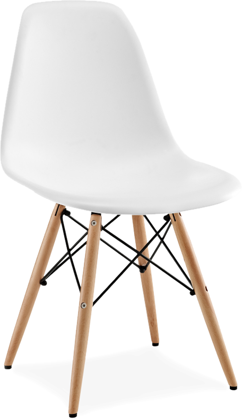 DSW -stijlstoel Light Wood / White