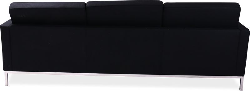 Knoll 3 Seater Sofa Wool / Black