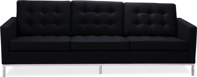 Knoll 3 -Sitzer -Sofa Wool / Black