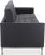 Knoll 3 -sits soffa Wool / Charcoal Grey