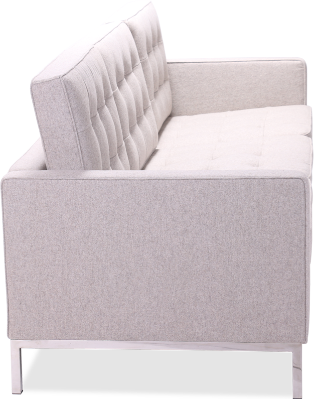Knoll 3 Seater Sofa Wool / Light Pebble Grey