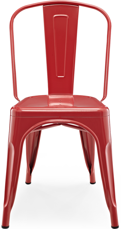 Tolix ein Stuhl Red