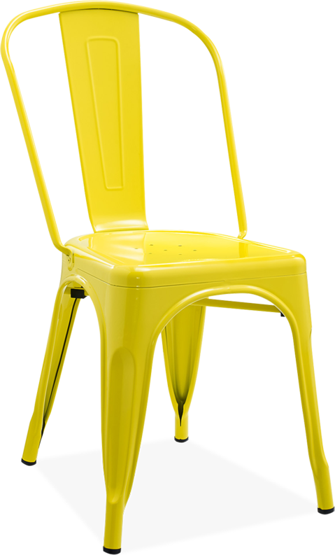 Tolix una silla Yellow