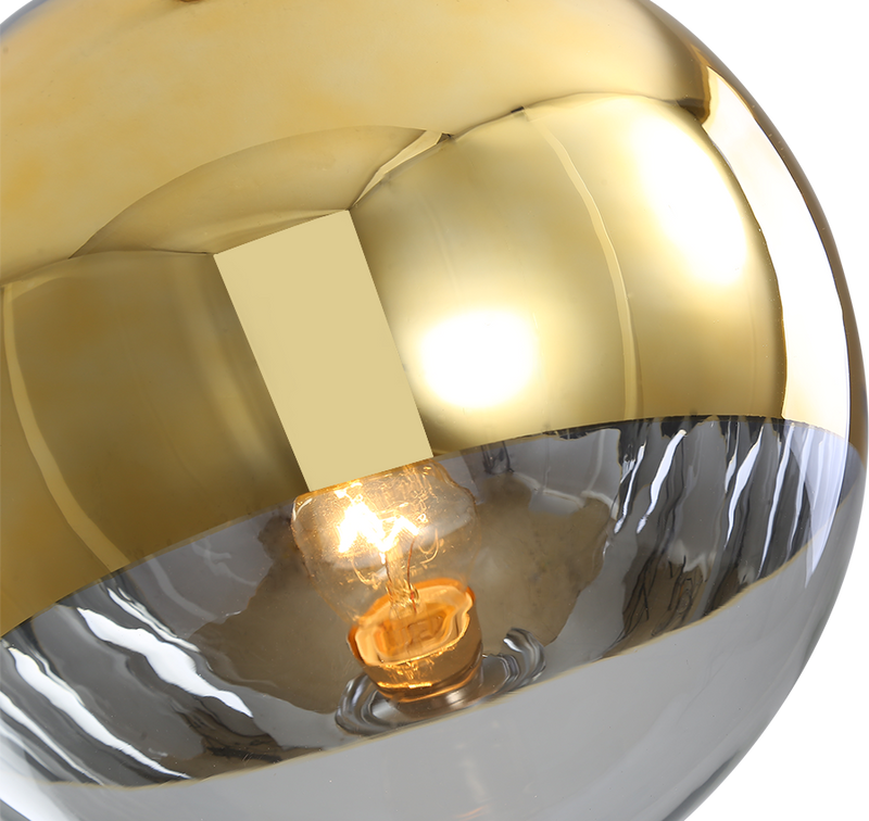 Spiegelkugelanhängerlampe Gold