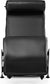 LC4 -Style Chaise Longue Premium Leather / Black