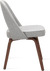 Chaise exécutive sans arme Light Pebble Grey