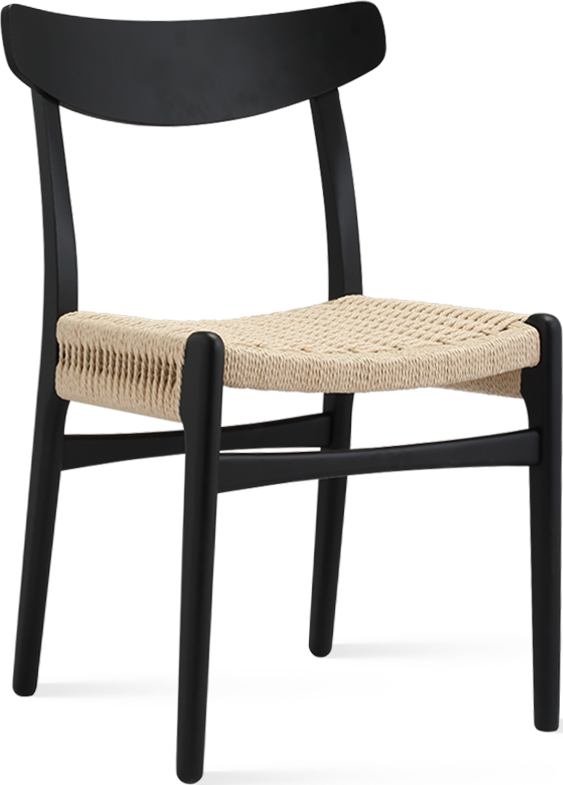 Chaise CH23 Black Painted Ash