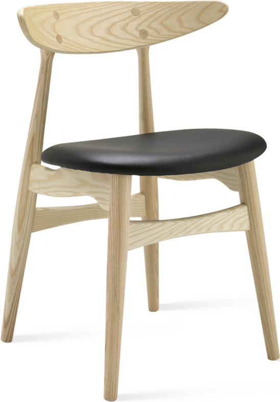 CH33 Chair Solid Ash / Black