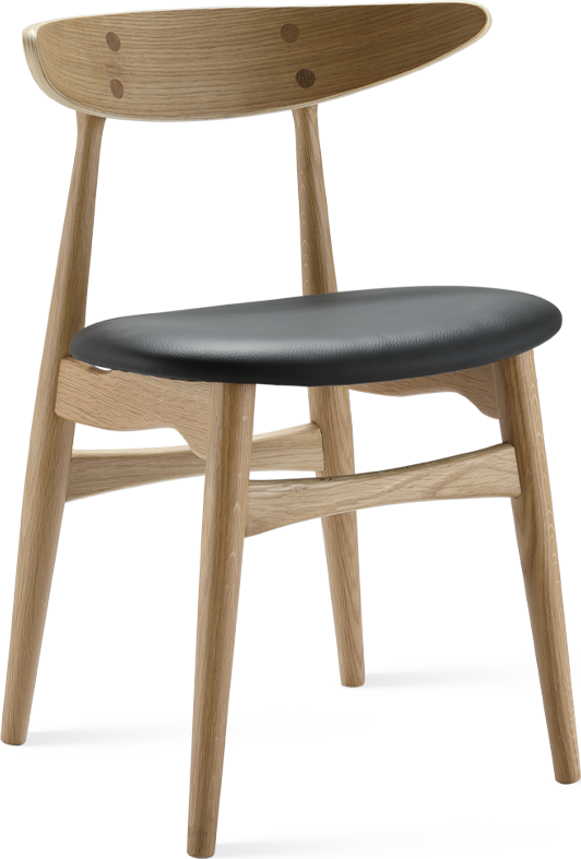 CH33 Chair Solid Oak / Black