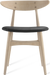 CH33 -stoel Soaped - Oak / Black