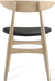 CH33 -stoel Soaped - Oak / Black