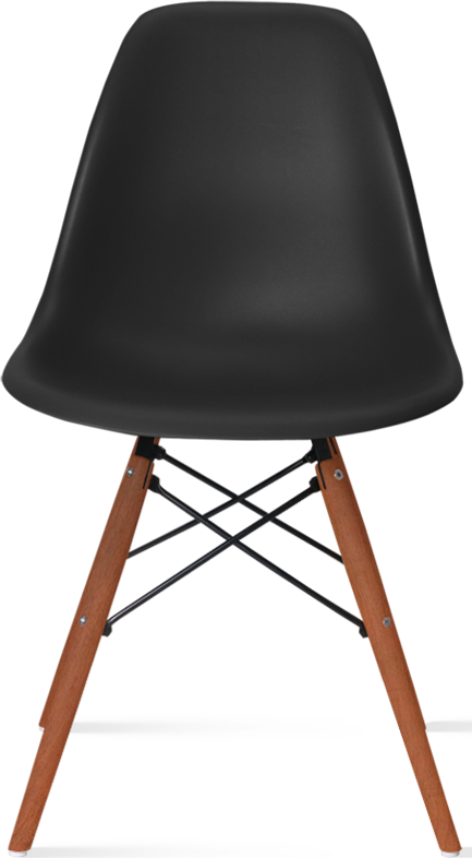 DSW Style Chair Dark Wood / Black