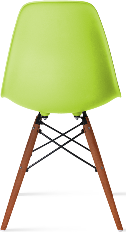 DSW -stijlstoel Dark Wood / Green
