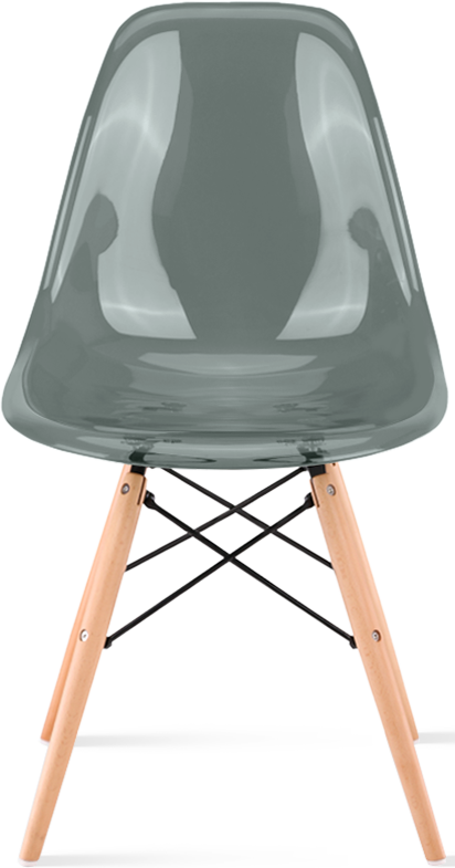 DSW -stil transparent stol Light Wood / Moss Grey