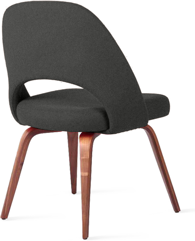 Executive Chair Armless Charcoal Grey