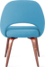 Executive Chair Armless Morocan Blue