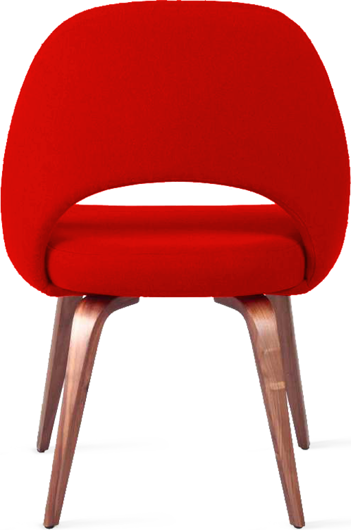 Executive Chair Armless Deep Red