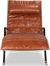 Chaise salon de gazon de style FK87 Dark Tan