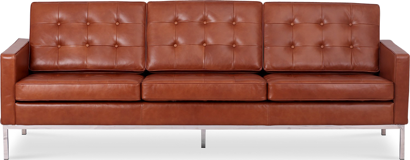 Canapé de 3 places Premium Leather / Dark Tan