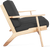 GE 290 Plank 3 -Sitzer -Sofa Ash Wood / Charcoal Grey
