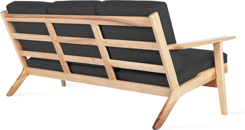 GE 290 planke 3 seters sofa Ash Wood / Charcoal Grey