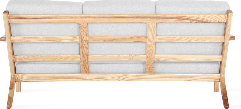 GE 290 Plank 3 -zitplaatsen Ash Wood / White