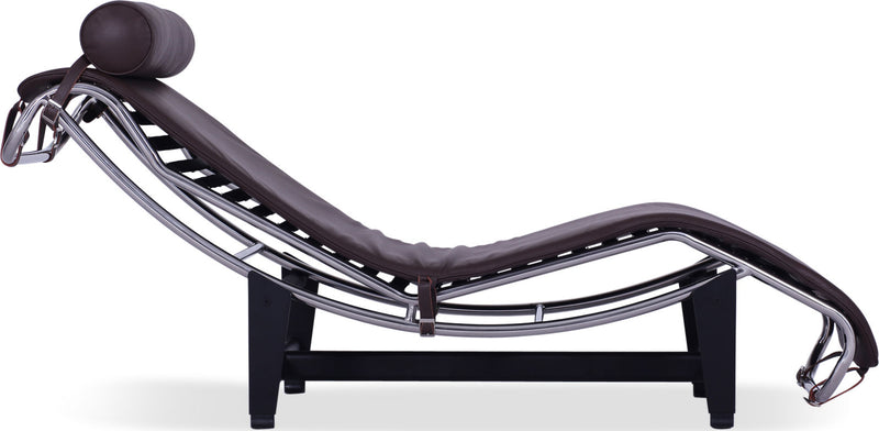 LC4 -stijl chaise longue Premium Leather / Mocha