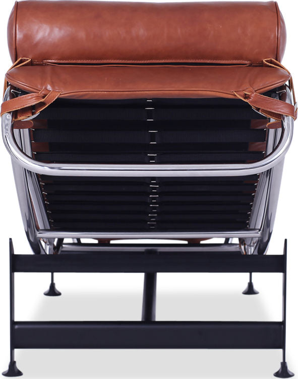 Chaise longue de style lc4 Premium Leather / Tan