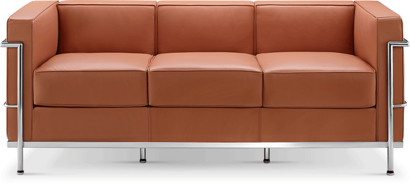 LC2 Style 3 -sits soffa Cognac