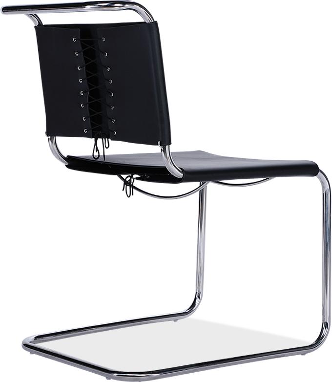 Mart Stam -stoel Premium Leather / Black