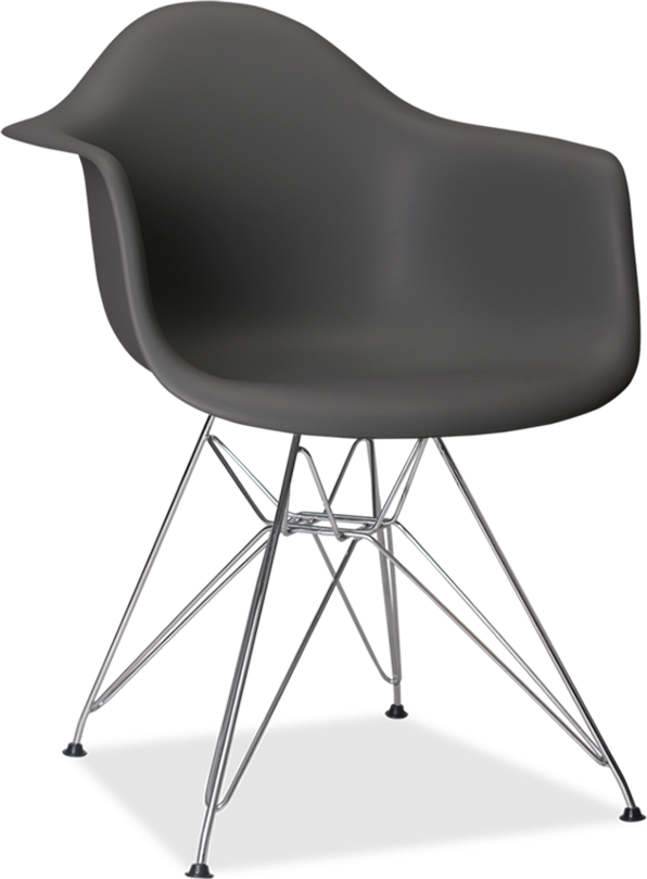 Chaise en plastique de style dar Basalt