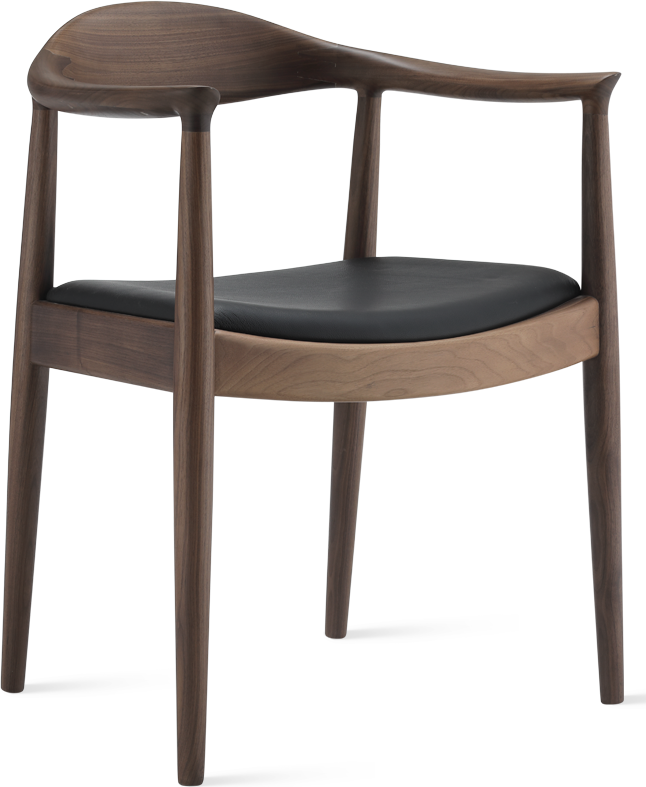 De stoel - PP501 Walnut / Black