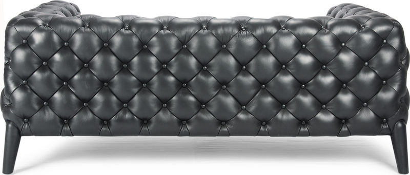 Windsor 3 Seater Sofa Premium Leather / Black